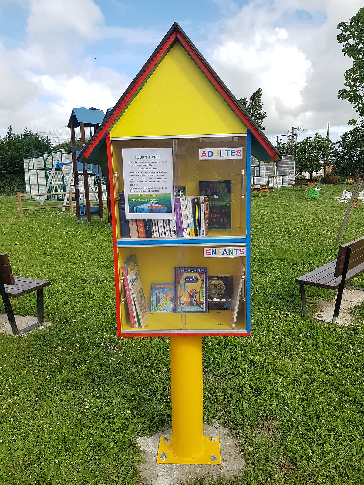 Le partage de la lecture de la boite à livres au Bookcrossing